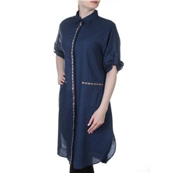 1751 Туника женская с карманами KUN TAI размер XL - 50 российский