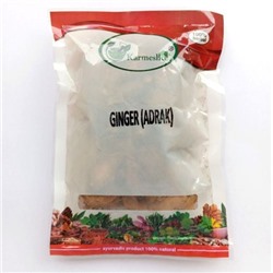 GINGER (ADRAK), Karmeshu (ИМБИРЬ сушеный целый, Кармешу), ПАКЕТ 75 г. - СРОК ГОДНОСТИ ДО 31 МАРТА 2025 ГОДА