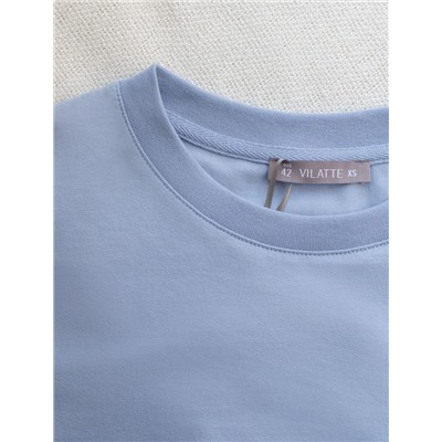 Футболка с принтом свободная эластичная из премиального хлопка