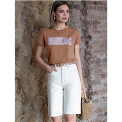 Футболка из премиального хлопка с авторским принтом