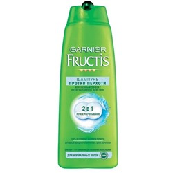 FRUCTIS 250ml Шампунь от перхоти 2в1 Garnier