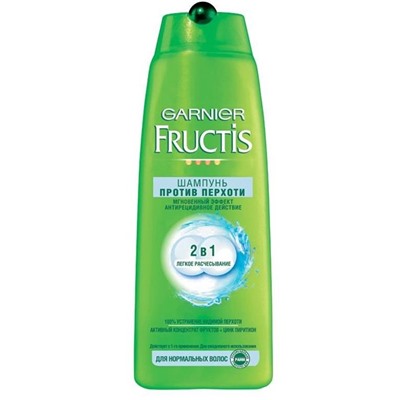 FRUCTIS 250ml Шампунь от перхоти 2в1 Garnier