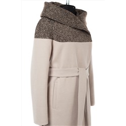 01-10018 Пальто женское демисезонное (пояс)