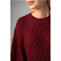 Женское теплое вязаное платье Happyfox