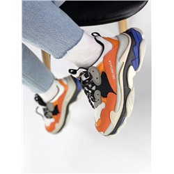 Кроссовки Balenciaga Triple S Orange\Blue
