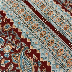 PUNJABI KUDI Long Kurti Suit - Купон для пошива костюма, цвет КРАСНО-КОРИЧНЕВЫЙ (отрез ткани для пошива Длинной туники (курты), штанов и накидки), Shiv Gori, 1 шт.