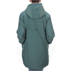 22-908 GRAY/GREEN Куртка демисезонная женская (100 гр. синтепон) PLOOEPLOO размеры 50-52-54-56-58-60