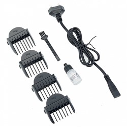 Машинка для стрижки волос 2 Вт DELTA LUX DE-4207A аккумуляторная белая с чёрным