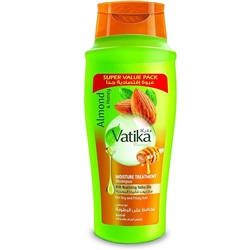 Vatika ALMOND AND HONEY Shampoo, Dabur (Ватика МИНДАЛЬ И МЕД Шампунь УВЛАЖНЯЮЩИЙ для сухих, вьющихся и жестких волос, Дабур), 700 мл. - СРОК ГОДНОСТИ ДО 28 ФЕВРАЛЯ 2025 ГОДА