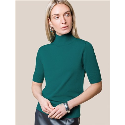 Джемпер тонкой вязки из хлопка с нейлоном