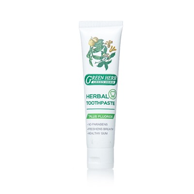 HERBAL CLOVE Toothpaste +PLUS FLUORIDE, Green Herb (Растительная зубная паста С ГВОЗДИКОЙ, +ПЛЮС ФТОРИД), тюбик, 30 г.