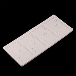 Силиконовый молд "Карточные тузы" 22,5*10 см