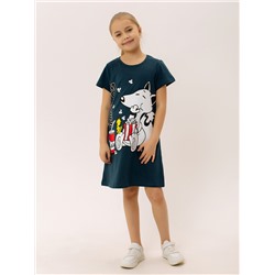 Платье ФЛ-3 "Мульти" петроль