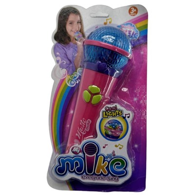 Микрофон (свет,  звук) 24*12см / блистер 9218