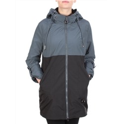 FY-197 AQUAMARINE/BLACK Ветровка женская АЛИСА (65% хлопок, 35% полиэстер) размер 52