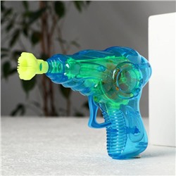 Мыльные пузыри "Пистолет световой, работает от инерции", 50 мл, цвета МИКС