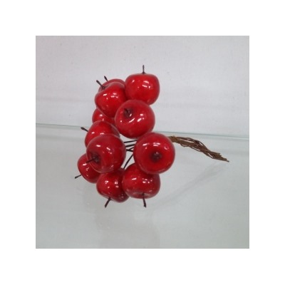Декор.букет Яблочки 12см  микс 106CAN2454D