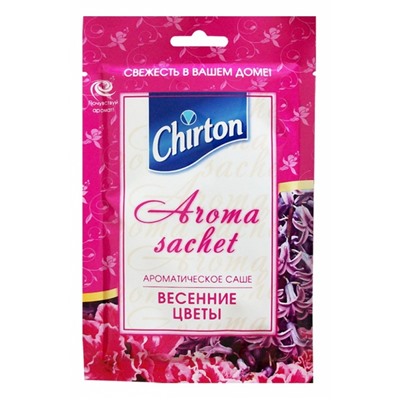 Aroma sachet ВЕСЕННИЕ ЦВЕТЫ (ароматическое саше), Chirton, 1 шт. - СРОК ГОДНОСТИ ДО 31 МАРТА 2025 ГОДА