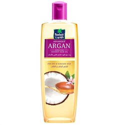 ARGAN enriched Coconut HAIR OIL, Parachute (Кокосовое масло ДЛЯ ВОЛОС, обогащенное АРГАНОЙ, для сухих и поврежденных волос, Парашют), 200 мл.