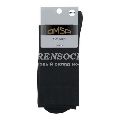 НОСКИ МУЖСКИЕ ХЛОПОК С ЛАЙКРОЙ OMSA ECO 401
