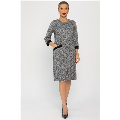 Платье Твоя мода (темно-серое) П13747-19М