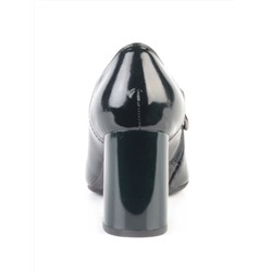 DG02-4 BLACK/GREEN Ботильоны женские (натуральная кожа) размер 35