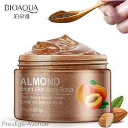 Cкраб для тела «BIOAQUA» освежающий, моделирующий с экстрактом миндаля 120g. арт. 8655