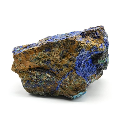 Коллекционный камень азурмалахит 82*50*52мм, 255г