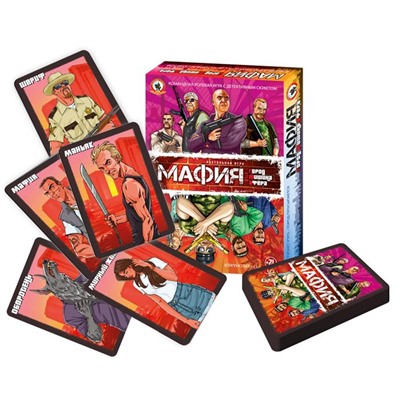 Игра "Мафия " Город Тишина  Афера 03728 Русский стиль РОССИЯ