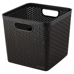 Корзина для хранения Keeplex Rattan 21 л, 29,5×29,5×27,5 см квадратная KL130410011 темный каштан