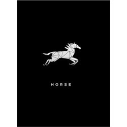 Horse. Тетрадь общая (А5, 48 л., сер. фольга, накидка 4 п. полноцвет)
