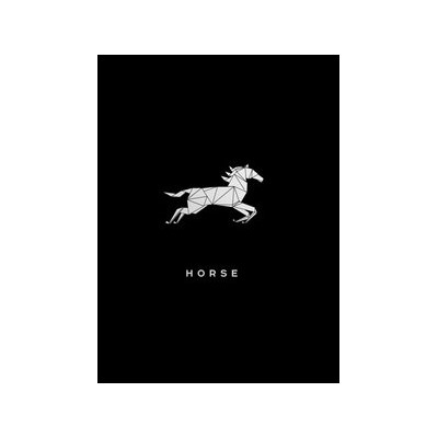 Horse. Тетрадь общая (А5, 48 л., сер. фольга, накидка 4 п. полноцвет)