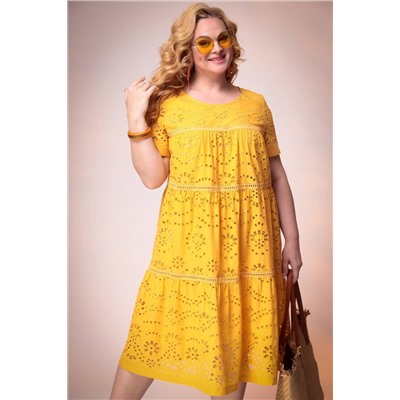 Romanovich Style 1-2387 горчица, Платье