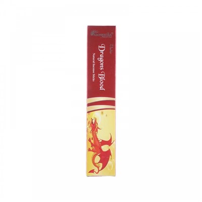 Vedic DRAGONS BLOOD Natural Incense Sticks, Aromatika (КРОВЬ ДРАКОНА натуральные ароматические палочки, Ароматика), 15 г.