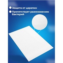 Антибактериальный коврик для холодильника, набор 6 шт Розовый (3035)