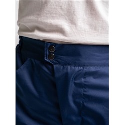 Брюки на флисе синий