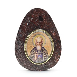 Яйцо из креноида Сергий Радонежский, 80*30*105мм