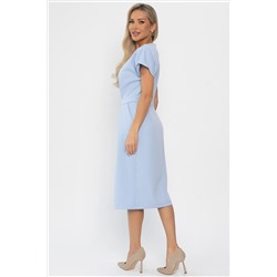 Платье с карманами Утренняя роса (голубое) П14370-16М