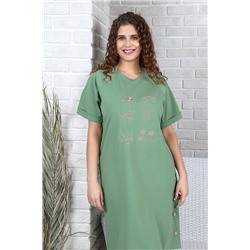 Т-331 Гербарий зел Туника женская (48-58)