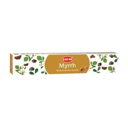 Masala Incense MYRRH, Hem (МИРРА масала благовония палочки, Хем), уп. 15 г.