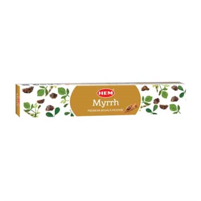 Masala Incense MYRRH, Hem (МИРРА масала благовония палочки, Хем), уп. 15 г.