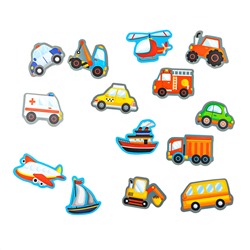 Пластик на липучках «Транспорт» (в конверте A4)