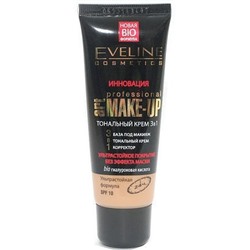 Тональный крем 30мл Art make-up Professional 3в1 слоновая кость Eveline