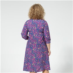 Платье, трикотаж, синий