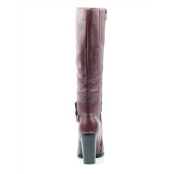 K48-A4 WINE RED Сапоги зимние женские (натуральная кожа, натуральный мех (еврозима)) размер 37