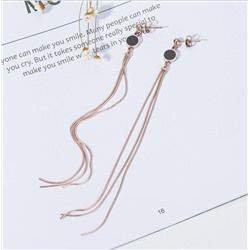 SALE! Длинные серьги - цепочки из ювелирной стали, 1 пара.