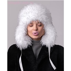 Лама экомех лама Ушанка женская флис