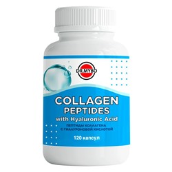 COLLAGEN PEPTIDES Hyaluronic Acid + Moringa + Vitamin C, Dr.Mybo (ПЕПТИДЫ КОЛЛАГЕНА гиалуроновая кислота + моринга + витамин C), 120 капс.