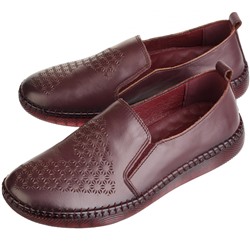 Слипоны Evalli LYKP006-01B_бордовый