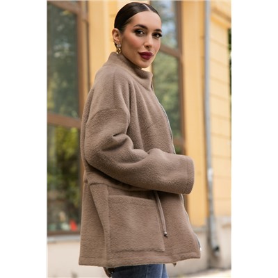 Пальто Альпака (бежевое) Б14139-7М